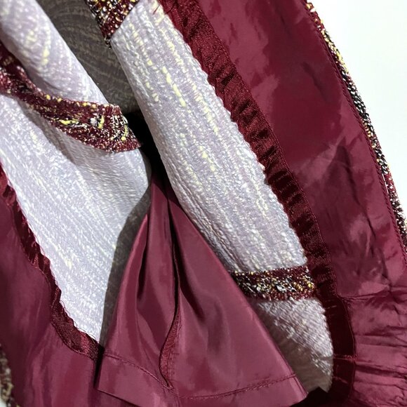 J. Crew Mixed Tweed Metallic Boucle Fit and Flare Dress - Picture 13 of 14